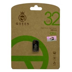 فلش مموری کوئین تک مدل CELL ظرفیت 32 گیگابایت Queen tech CELL Flash Memory 32GB