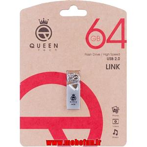 فلش مموری کوئین تک مدل LINK ظرفیت 64 گیگابایت Queen tech Flash Memory 64GB 