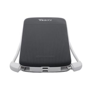 پاوربانک وریتی خاکستری سفید 10000 میلی آمپر VERITY مدل PU95DG