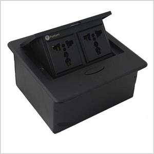 پریز برق توکار فانتونی مدل N335 مشکی