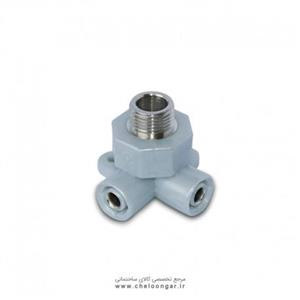 سه راه 90 درجه صفحه دار رو پیچ جوشی کایر پایپ