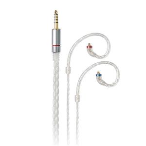 FiiO LC-4.4C 8-Stranded High-Purity Monocrystalline Silver-Plated Copper MMCX Cable