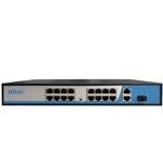 سوئیچ 16 پورت 10/100M PoEو 2 پورت Uplink گیگ+ 1 SFP گیگ مدل HRUI HR-AF-1621GS PoE Switch