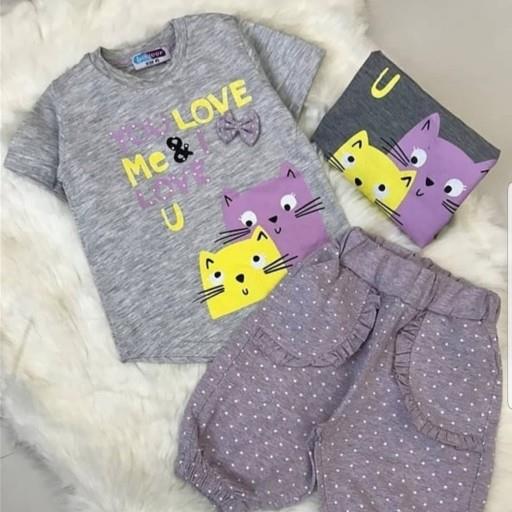 تیشرت شلوارک دخترانه