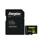 Energizer Hightech UHS-I U1 Class 10 80MBps microSDHC With SD Adapter - 32GB