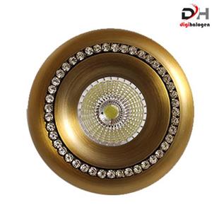 هالوژن آلومینیومی اس اچ لایتینگ مدل نگین دار آنتیک کد 03 (SH.LIGHTING)