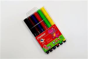 ماژیک رنگ آمیزی 6 رنگ پنتر Panter 6 Color Painting Marker