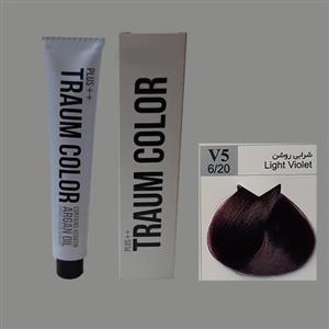 رنگ مو ترام کالر شرابی روشن V5- 6.20