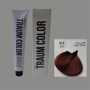 رنگ مو ترام کالر یاقوتی روشن R4- 4.6