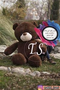 عروسک خرس قهوه ای دو متری