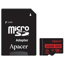 کارت حافظه microSDXC اپیسر کلاس 10 استاندارد UHS-I U1 سرعت 85MBps همراه با آداپتور SD ظرفیت 128 گیگابایت