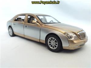 ماشین فلزی میباخ (1:28) (MAYBACH BY DIECAST REPLICA) بژ 