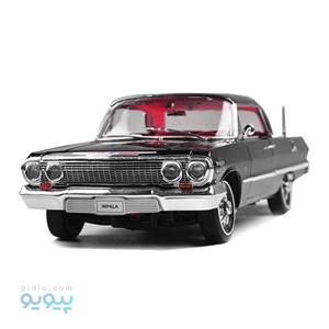 ماکت 1:18 شورلت ایمپالا (1963CHEVROLET IMPALA BY WELLY) مشکی