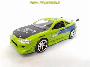 (جعبه دار) ماکت میتسوبیشی(MITSUBISHI ECLIPSE 1995 BY JADA) سبز