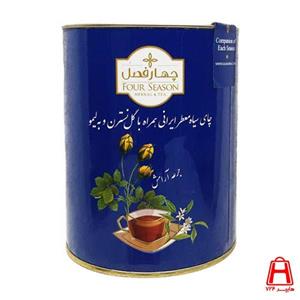 چای سیاه معطر ایرانی همراه با گل نسترن و به لیمو برند چهارفصل