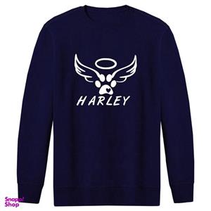 سویشرت مردانه طرح HARLEY کد F172 رنگ سرمه ای