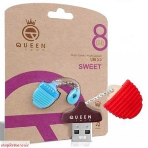 فلش مموری QUEEN TECH مدل SWEET ظرفیت 8 گیگابایت فلش مموری کویین تک مدل سوییت ظرفیت 8 گیگابایت