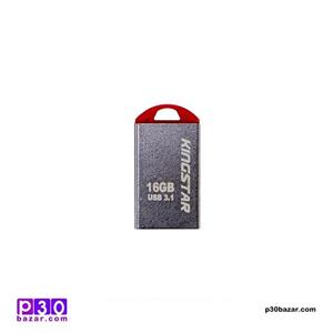 فلش مموری کینگ‌ استار مدل NINO 3 KS315 ظرفیت 128 گیگابایت خاکستری