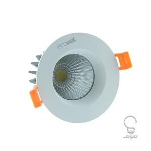 چراغ COB توکار گرد 15 وات اکووات مدل DP15A