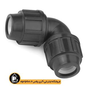 زانو مساوی پیچی پلی اتیلن سایز 20