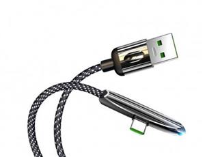 کابل سوپر شارژ و انتقال داده تایپ سی یوسامز Usams Type-c Zinc Alloy Braided Cable 1.2m