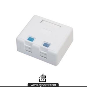 قاب پریز روکار دو پورت نت پلاس