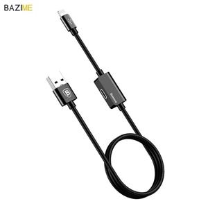 کابل صدا و شارژ لایتنینگ بیسوس Baseus Music Audio Cable 1m