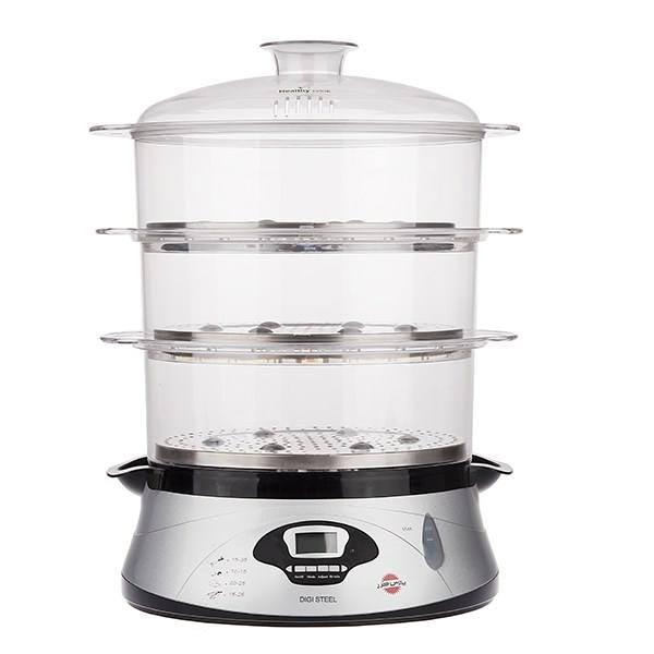 Pars Khazar Digi Steel Steam Cooker