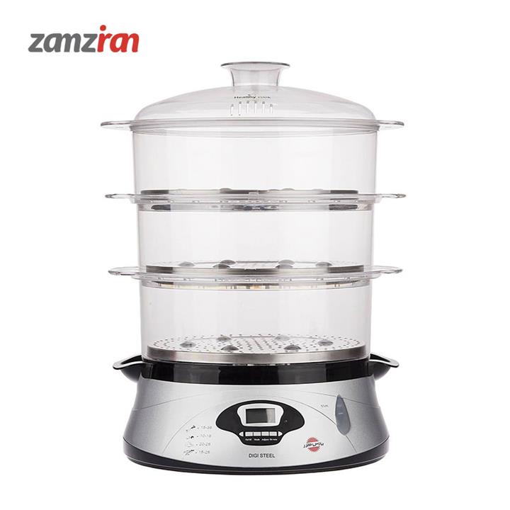 Pars Khazar Digi Steel Steam Cooker