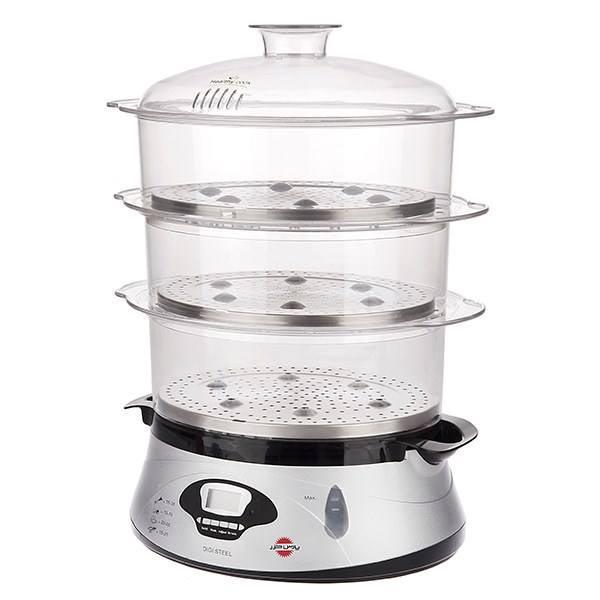 Pars Khazar Digi Steel Steam Cooker