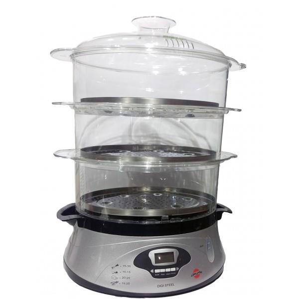 Pars Khazar Digi Steel Steam Cooker
