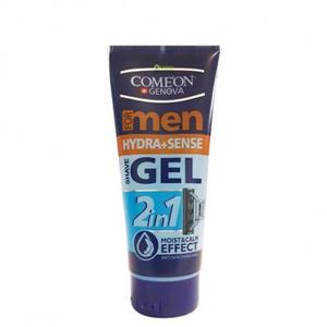 ژل اصلاح 2 در 1 آبرسان و ضد حساسیت آقایان کامان 175 میلی لیتر Comeon 2in1 Hydra And Sense Shave Gel For Men 175ml