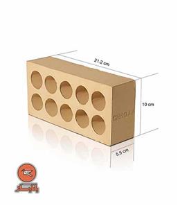 آجر ده سوراخ 20*10*5.5 تکنو آجر