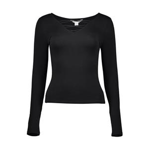 تی شرت زنانه اسپرینگ فیلد مدل 0074535-BLACK Springfield T-Shirt For Women 