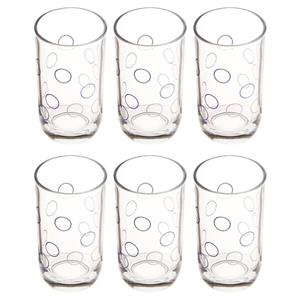 ست لیوان بنیکو طرح 1 بسته 6 عددی Benico Type 1 Glass 6 Pcs