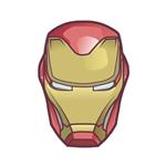 استیکر تزئینی موبایل طرح Iron Man Marvel مدل STM1002