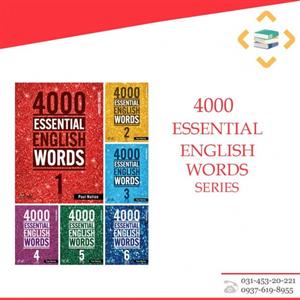 کتاب 4000 Essential English Words اثر Paul Nation انتشارات Compass Publishing شش جلدی