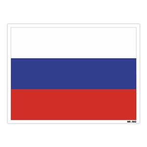 استیکر مستر راد طرح پرچم روسیه مدل HSE 193 