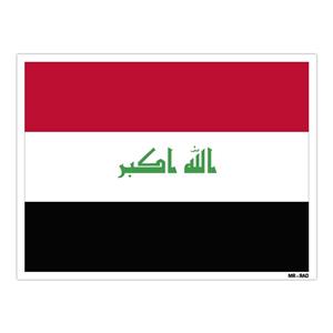 استیکر مستر راد طرح پرچم عراق مدل HSE 120 