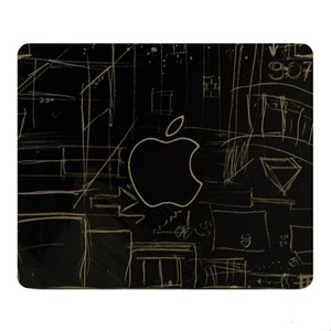 ماوس پد طرح Apple Sketch مدل Z11