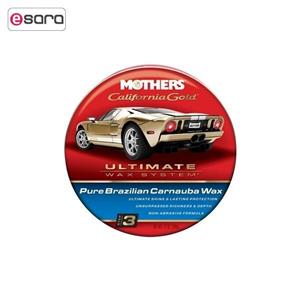 واکس کاسه ای خودرو مادرز مدل 5550 وزن 340 گرم Mothers 5550 Car California Gold Pure Brazilian Carnauba Wax 340g