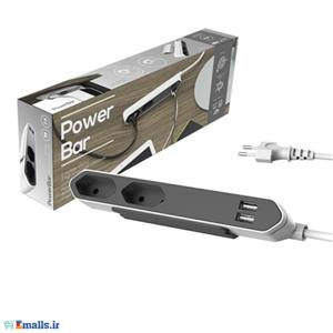 چندراهی برق الوکاکوک مدل پاوربار یو اس بی allocacoc PowerCube PowerBar USB Power Strip