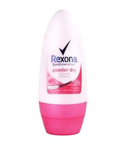 رول ضد تعریق زنانه رکسونا مدل Powder Dry حجم 50 میلی لیتر Rexona Powder Dry Roll On Deodorant For Women 50ml
