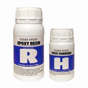 رزین اپوکسی دو جزئی مدل R-H کد B340170 حجم 510 میلی لیتر مجموعه 2 عددی