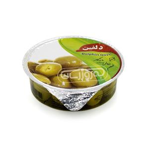 زیتون بی هسته دلفین 75 گرمی( تک نفره)