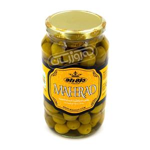 زیتون با هسته ایرانی شیشه مهراد چاشنی 1000 گرمی