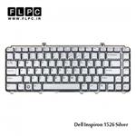 کیبورد لپ تاپ دل Dell laptop keyboard Inspiron 1526 نقره ای
