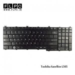 کیبورد لپ تاپ توشیبا Toshiba Laptop Keyboard Satellite L505 مشکی