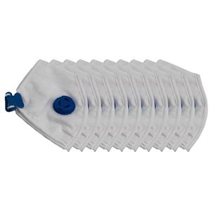 ماسک تنفسی فیلتر دار 3 لایه (پک 10 عددی)
