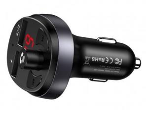 شارژر فندکی با قابلیت پخش موسیقی و تماس یوسامز Usams C11 Wireless Car FM Transmitter